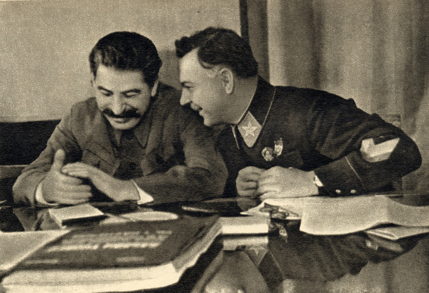 Joseph_Stalin_and_Kliment_Voroshilov,_1935